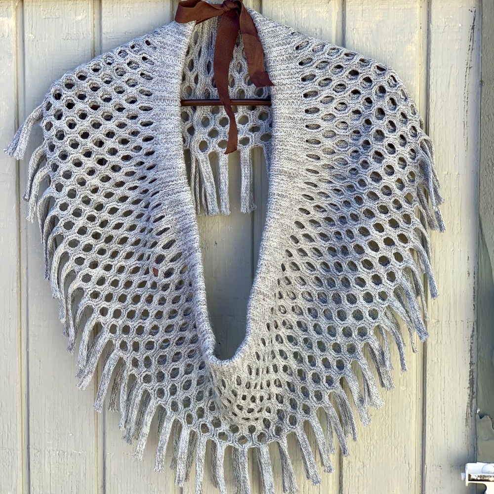 Gray Infinity Scarf